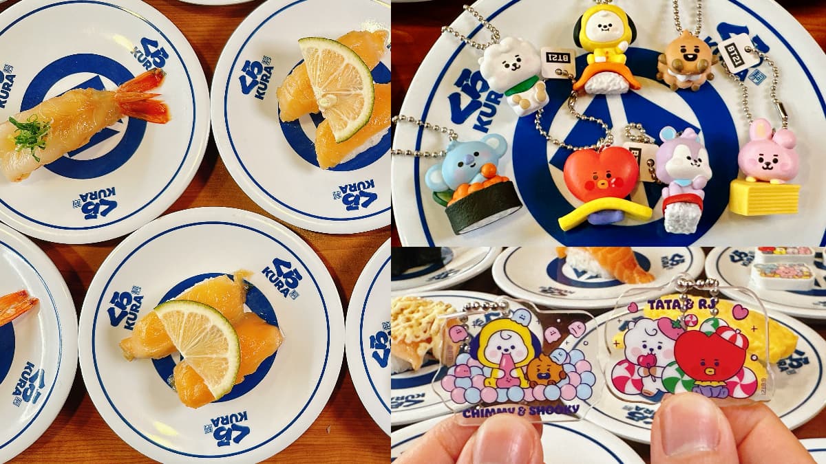 BT21抱著壽司超萌!藏壽司全新扭蛋15款「這天」開扭,加碼2款期間限定壽司