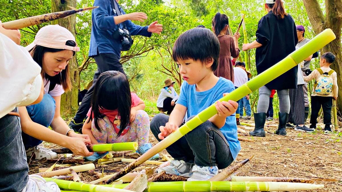 螢火蟲季期間，還有梅子或竹筍的採集體驗。（圖片來源：大地農場）