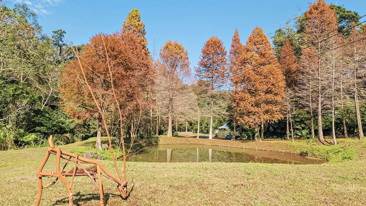 大地農場鄰近北埔老街，入園採全預約制。（圖片來源：焦糖熱一點）