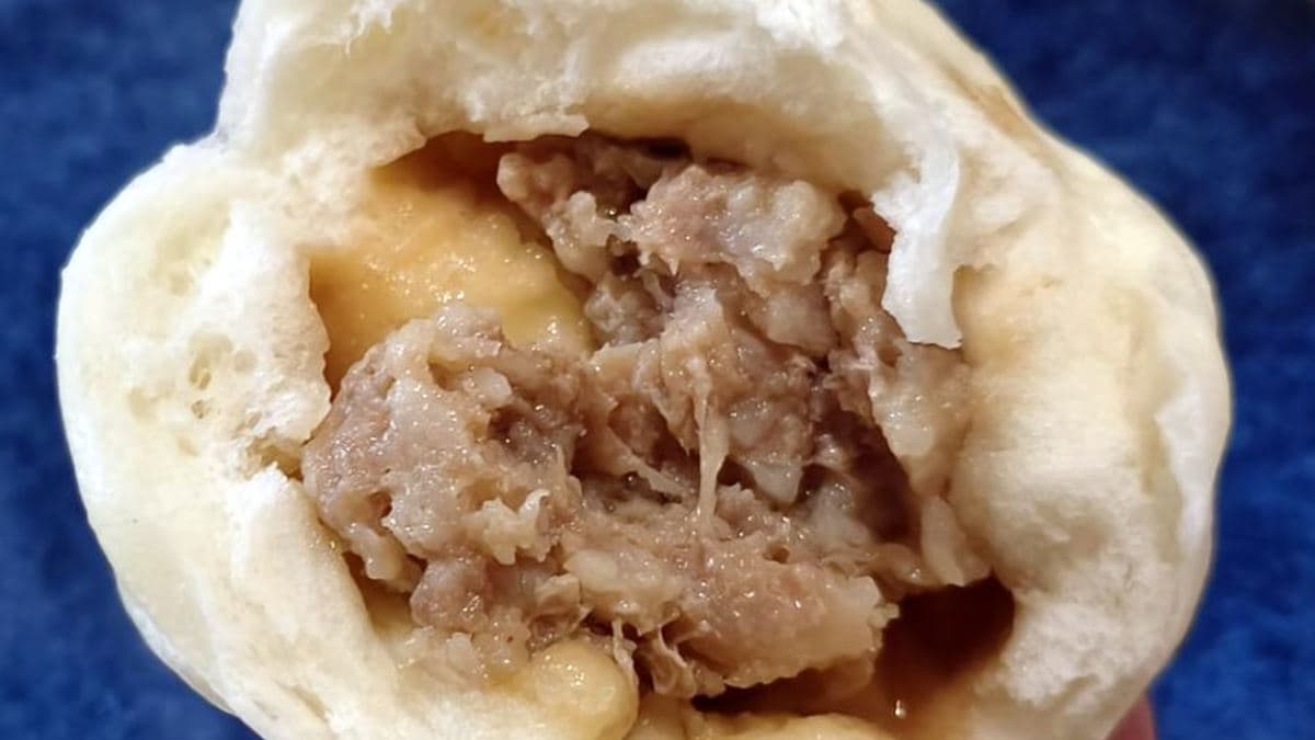 「魯味肉包」吃起來扎實鮮美，尾韻帶甜。（圖片來源：大口老師的走跳學堂!）