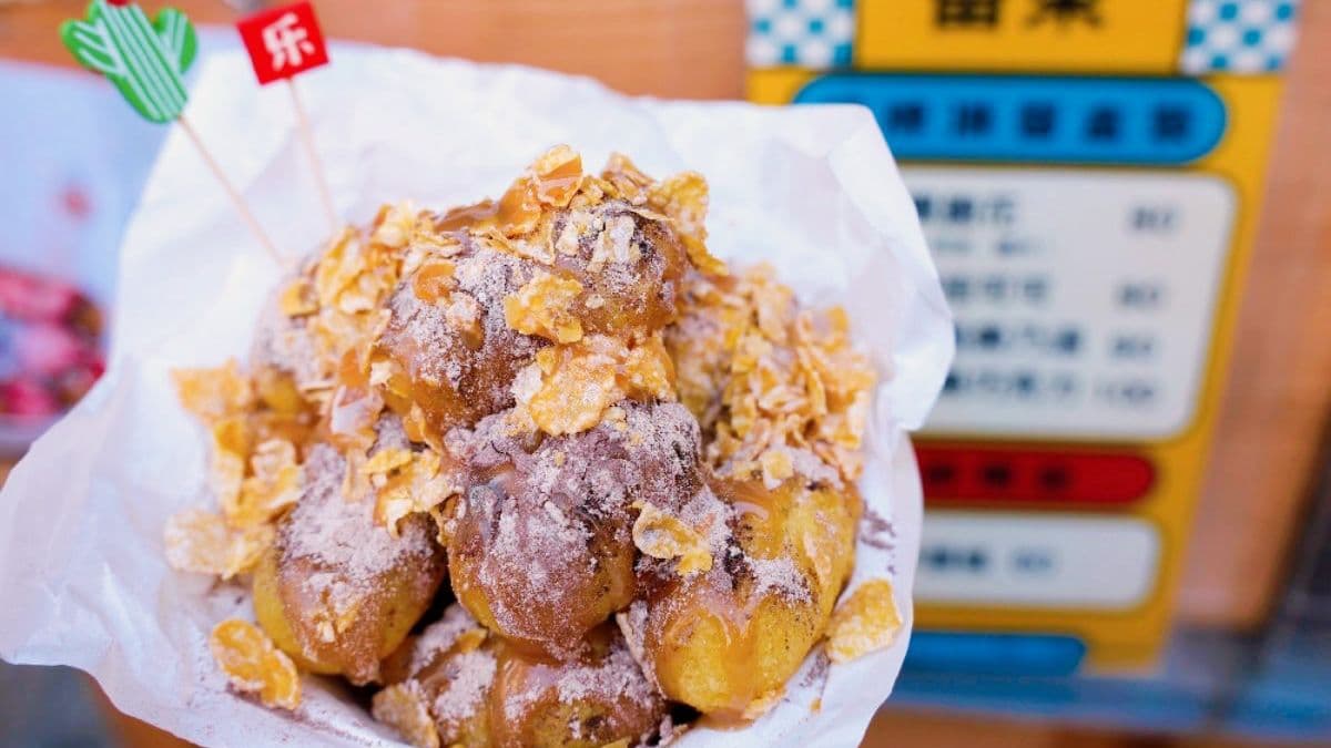 「焦糖肉桂可可」會加上玉米脆片增添口感，這口味比較適合螞蟻人。（圖片來源：瑋瑋美食萬歲）