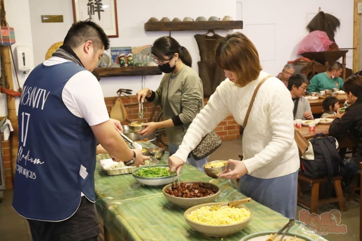 最低90元飯菜吃到飽！懷舊古早味「刈稻飯」無限裝，親子、小資族午餐食堂
