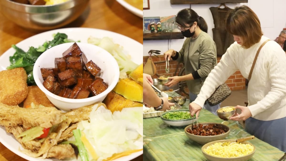 最低90元飯菜吃到飽！懷舊古早味「刈稻飯」無限裝，親子、小資族午餐食堂