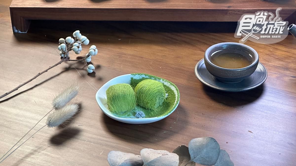 店家將傳統龍鬚糖結合法式甜點技術，製作出獨特的法式龍鬚糖。