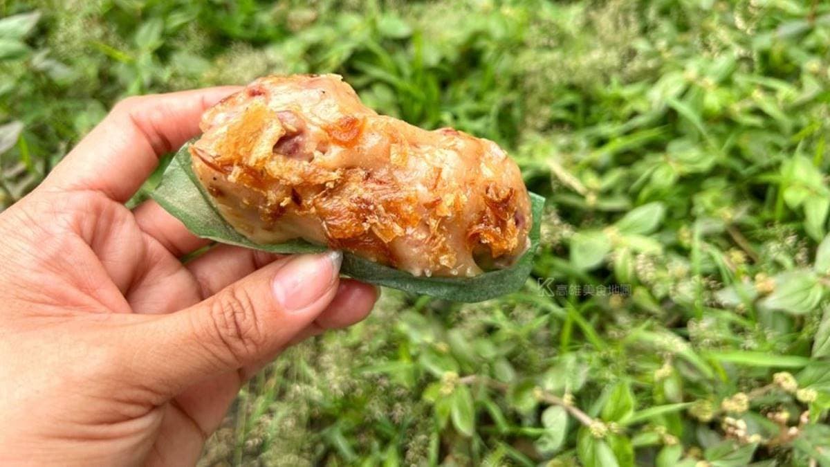 「芋粿」純樸的味道很耐吃，迷人的油蔥香氣大大加分。（圖片來源：高雄美食地圖）