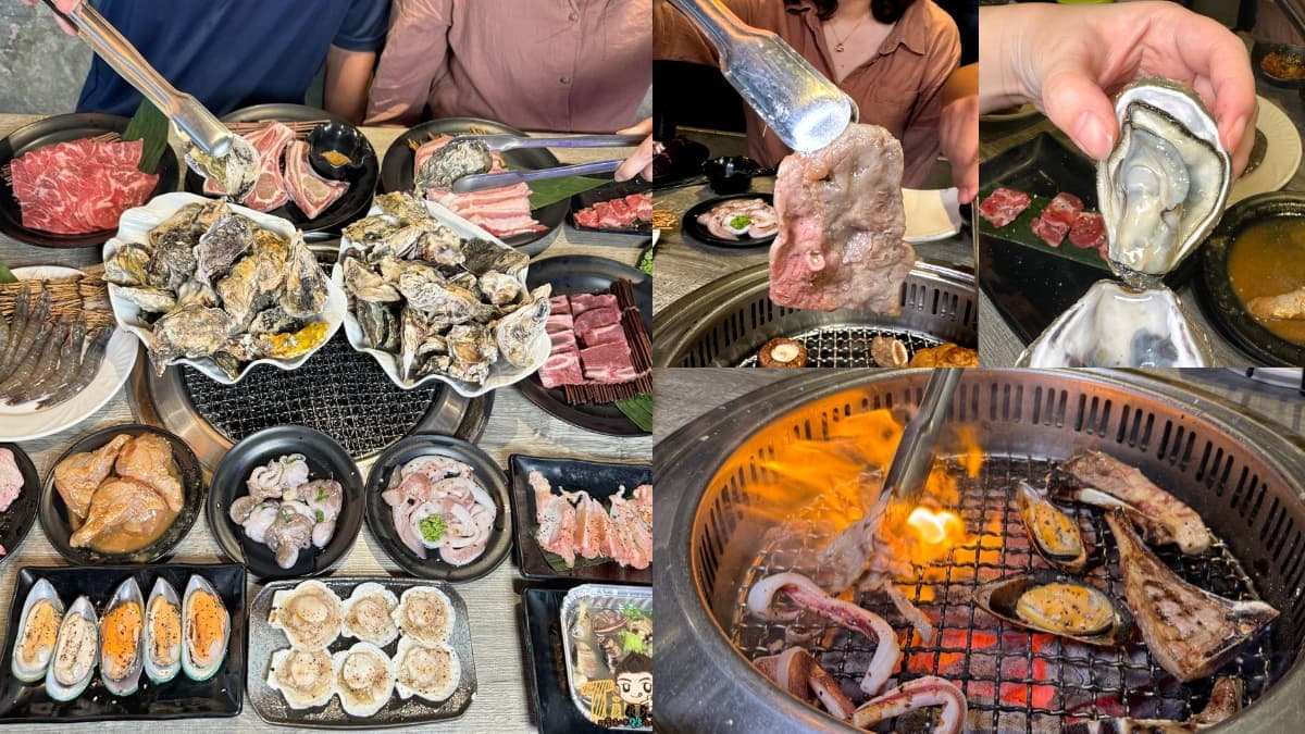 【新開店】399元烤蚵吃到飽！免費自助吧無限供應，KTV包廂爽吃燒烤＋歡唱
