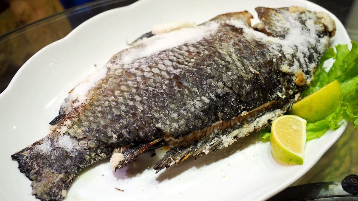 「烤鹽魚」也是招牌必點的菜色。（圖片來源：加小菲愛碎碎唸）