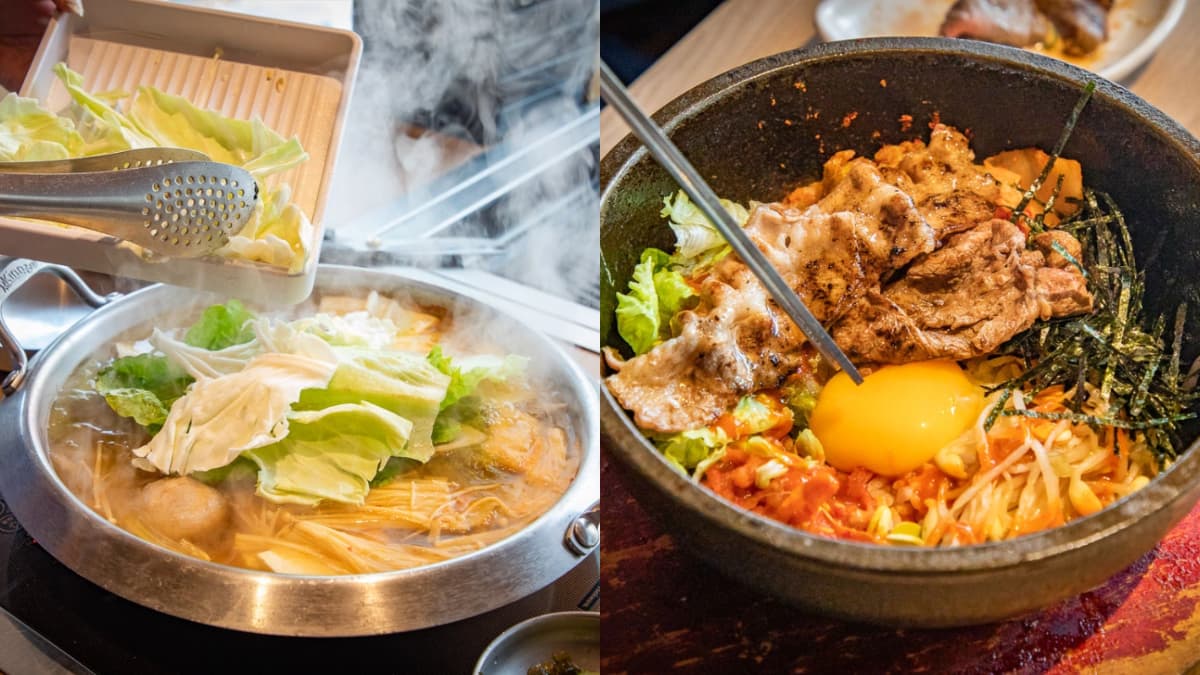 正宗韓國大醬鍋、石鍋拌飯通通無限吃。（圖片來源：大手牽小手。玩樂趣）