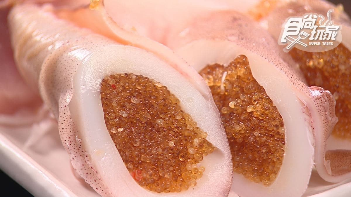 這裡也吃得到「魚子小卷」。