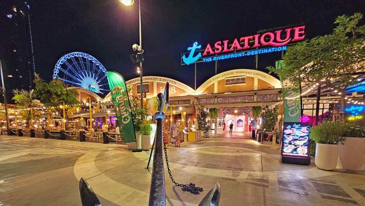 「Asiatique河濱碼頭夜市」是曼谷的知名夜市。（圖片來源：Yuki's life）