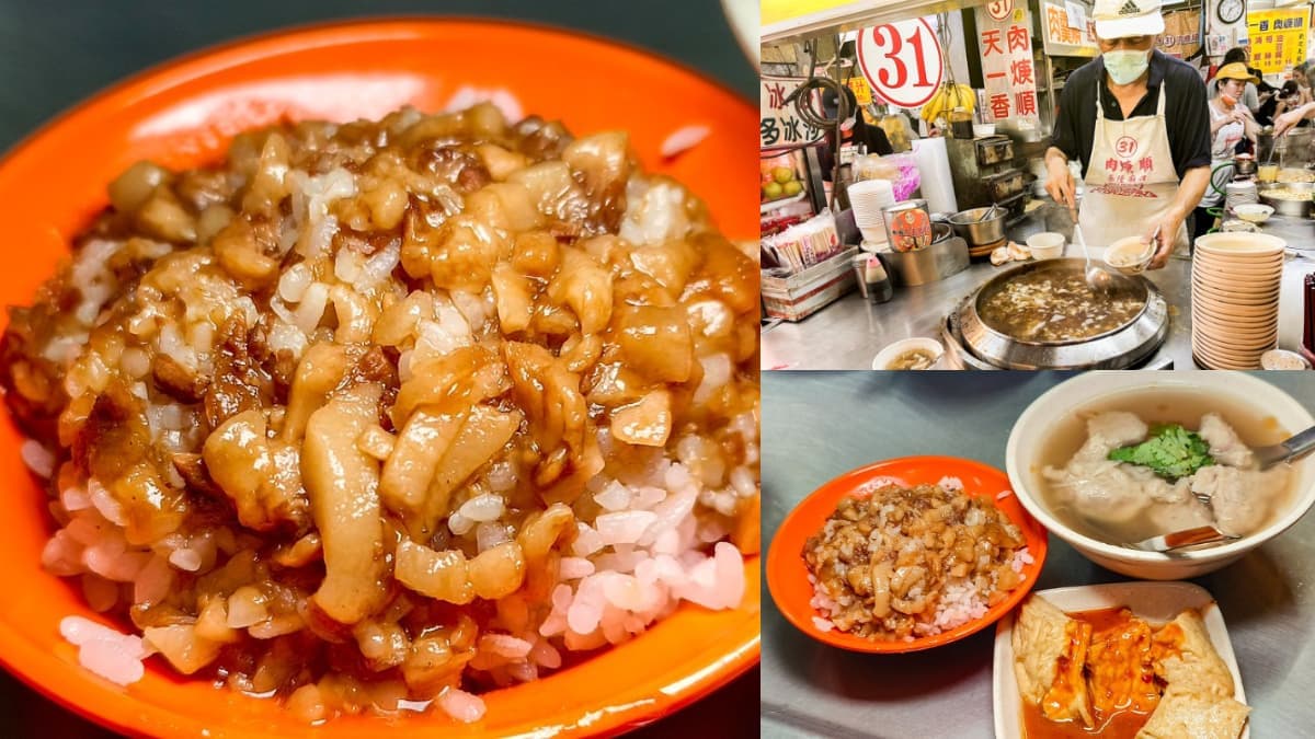 網友激推「基隆廟口最強滷肉飯」!25元佛系開吃,飄香百年排隊老字號