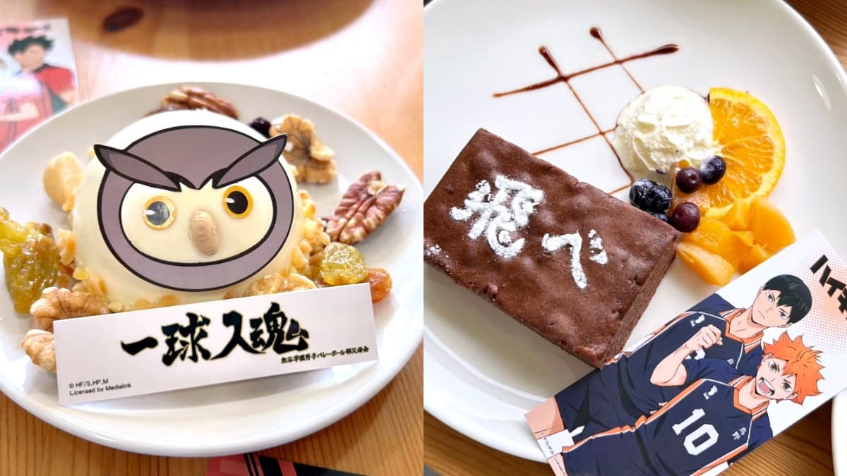 百億神作《排球少年!!》開咖啡廳！超帥高校主題餐、排球飲品５亮點朝聖