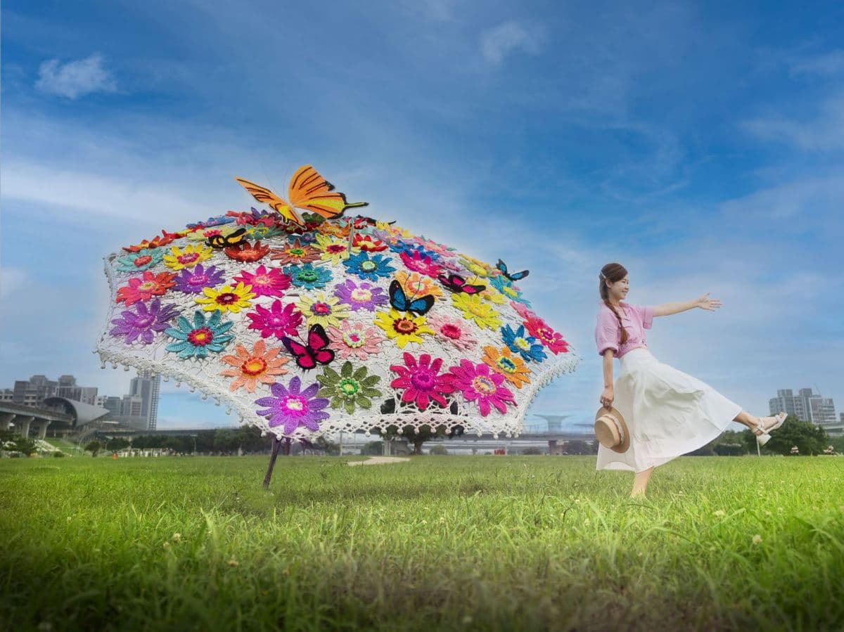 免費拍女神級美照!新北最大公園變「花花世界」,鑽石花園、6米高熊熊美翻 免費拍女神級美照!新北最大公園變「花花世界」,鑽石花園、6米高熊熊美翻