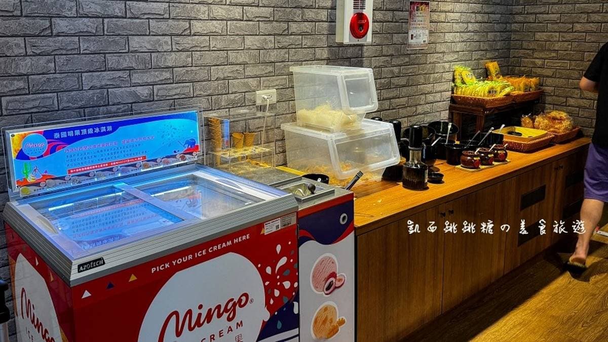 另外還有白飯、滷肉飯、咖哩飯、冰品、飲料無限供應。（圖片來源：凱西跳跳糖の美食旅遊）