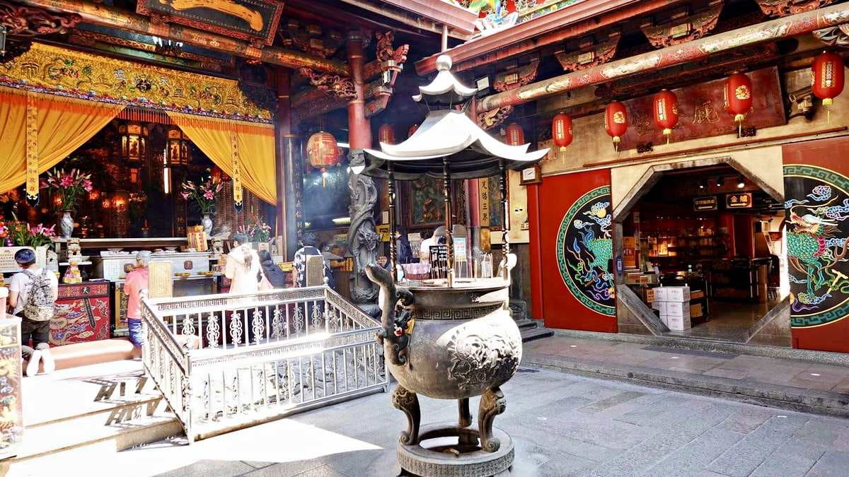 天壇的建築本體為「三進三開間」形式。（圖片來源：貓大爺部落格）