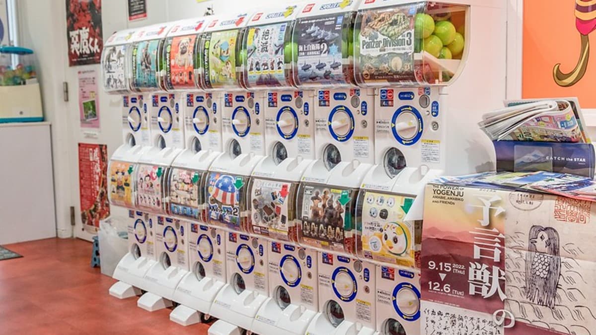 １樓有超多轉蛋機可以轉。（圖片來源：小虎食夢網）