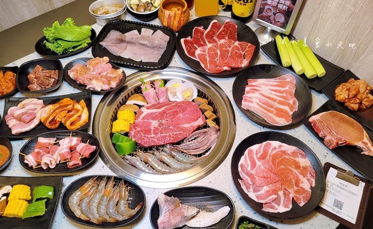 超過80種食材吃到飽！台中高CP值精緻燒肉，比臉大牛排、海鮮、甜點任吃