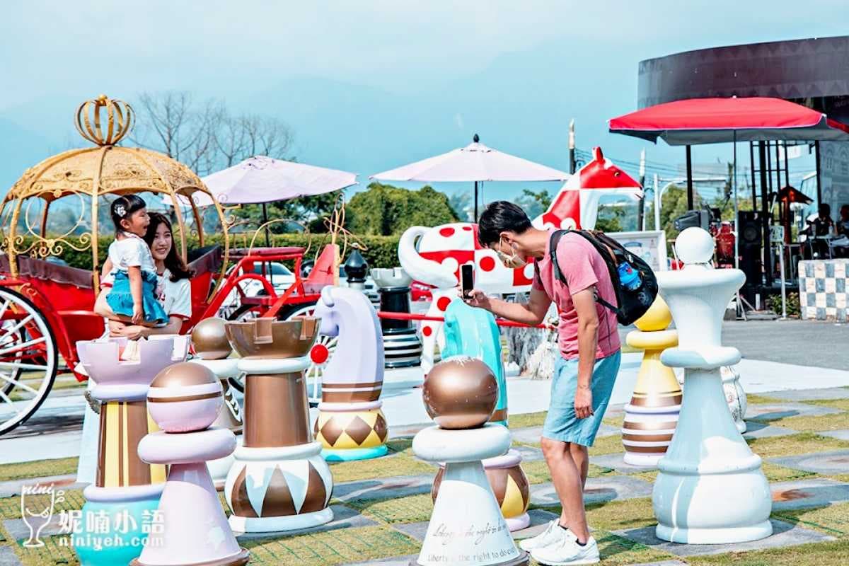 放大版西洋棋、歐風城堡無料拍到爽！玩南投必訪「這站」，免費試吃蛋塔好佛