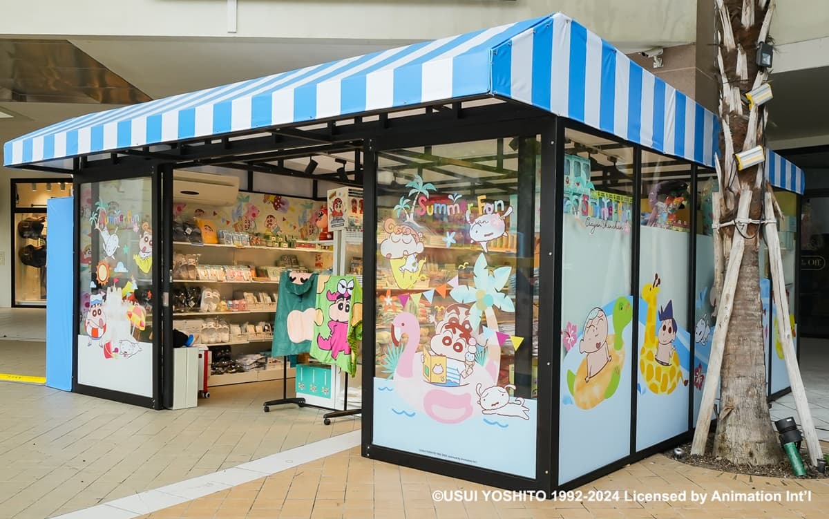 蠟筆小新快閃店免費逛！期間限定插旗３據點，15大場景、60款全新周邊超好逛