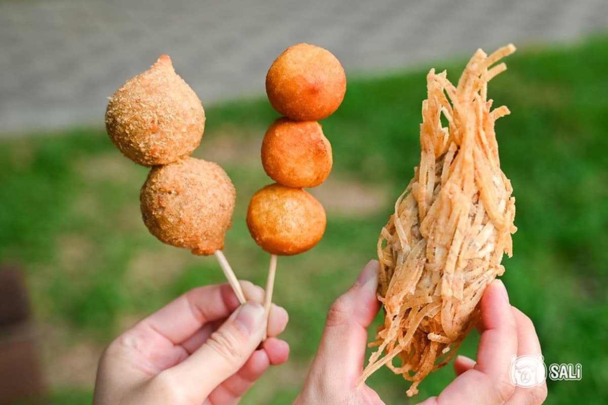 只在台中吃得到！現炸「稻草芋頭」藏香濃芋泥，買10送１團購最愛點心