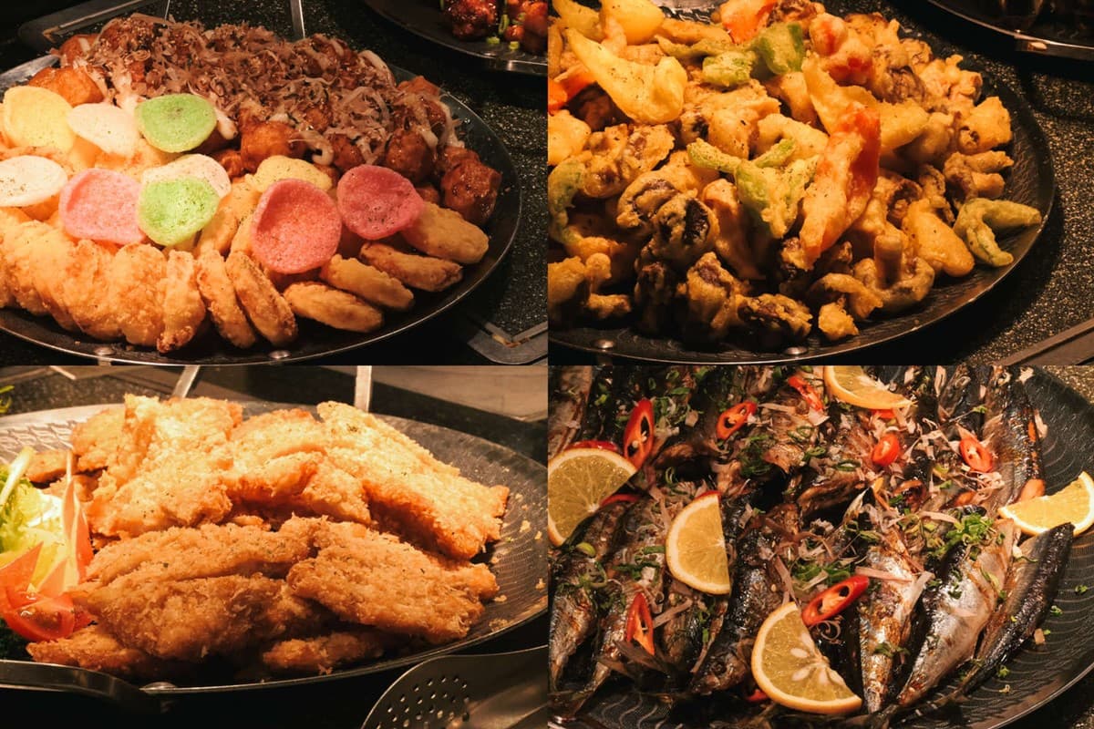 生魚片、牛排、烤鴨吃到飽！台中老饕最愛「地下室Buffet」，還有啤酒紅酒暢飲