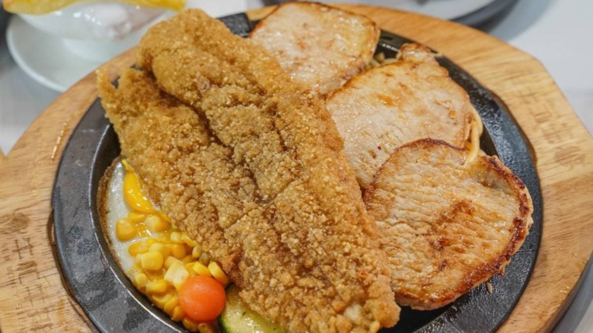 排餐還提供多種雙拼組合，價格經濟實惠、CP值很高。（圖片來源：跟著尼力吃喝玩樂）