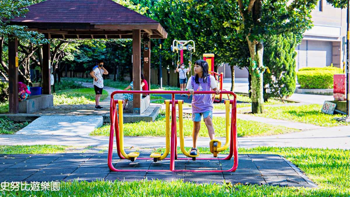 公園設有多款基本的體健設施。（圖片來源：史努比遊樂園）