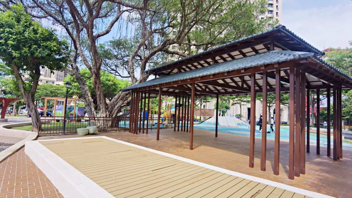 旁邊還有日式涼亭可以休憩。（圖片來源：Darren蘋果樹旅遊玩樂誌）