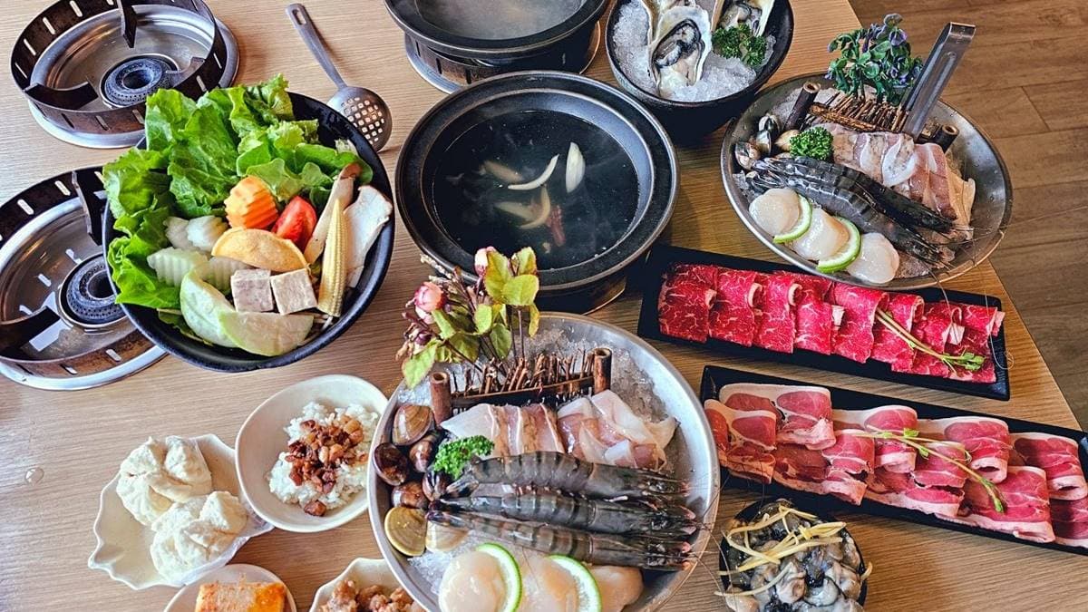 「富美海鮮火鍋」是宜蘭網路人氣很高的火鍋吃到飽餐廳。（圖片來源：Yuki's Life）