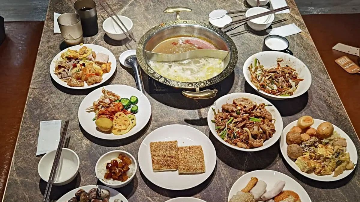除了蒙古烤肉，還有火鍋、港點、自助吧都是吃到飽。（圖片來源：DARREN蘋果樹旅遊玩樂誌）