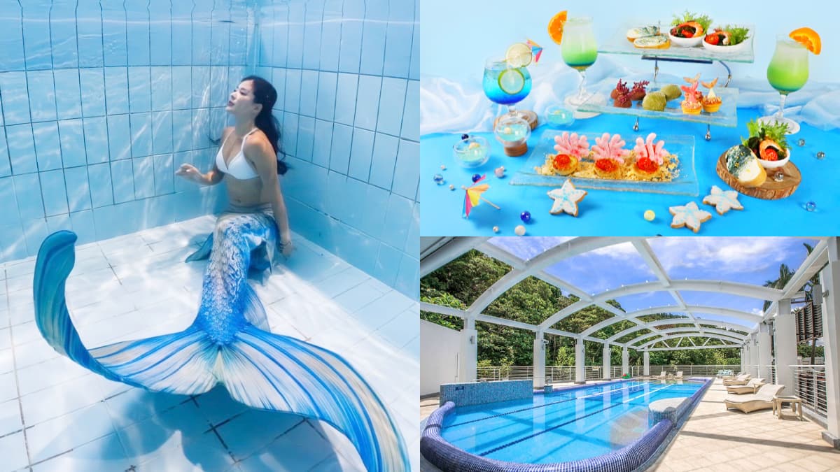 暑假衝２大美人魚主題飯店！零距離看水中人魚秀，還送雙人下午茶＋魚尾巴