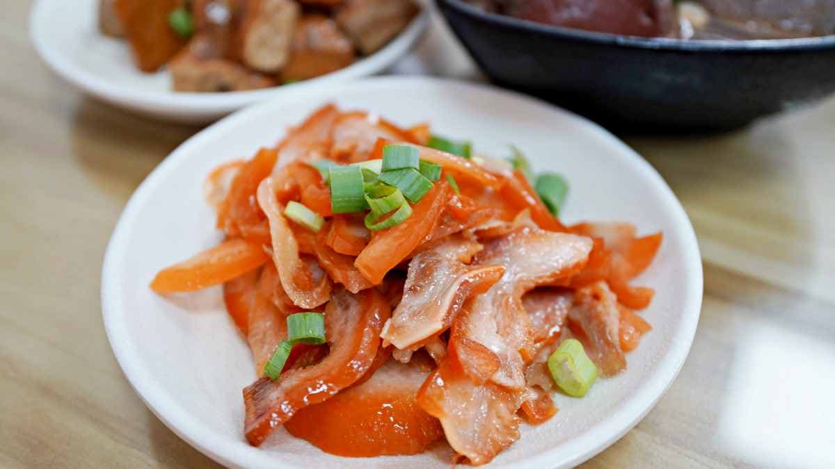 小菜豬頭皮很入味，推薦必點！（圖片來源：猴子【東】遊記）