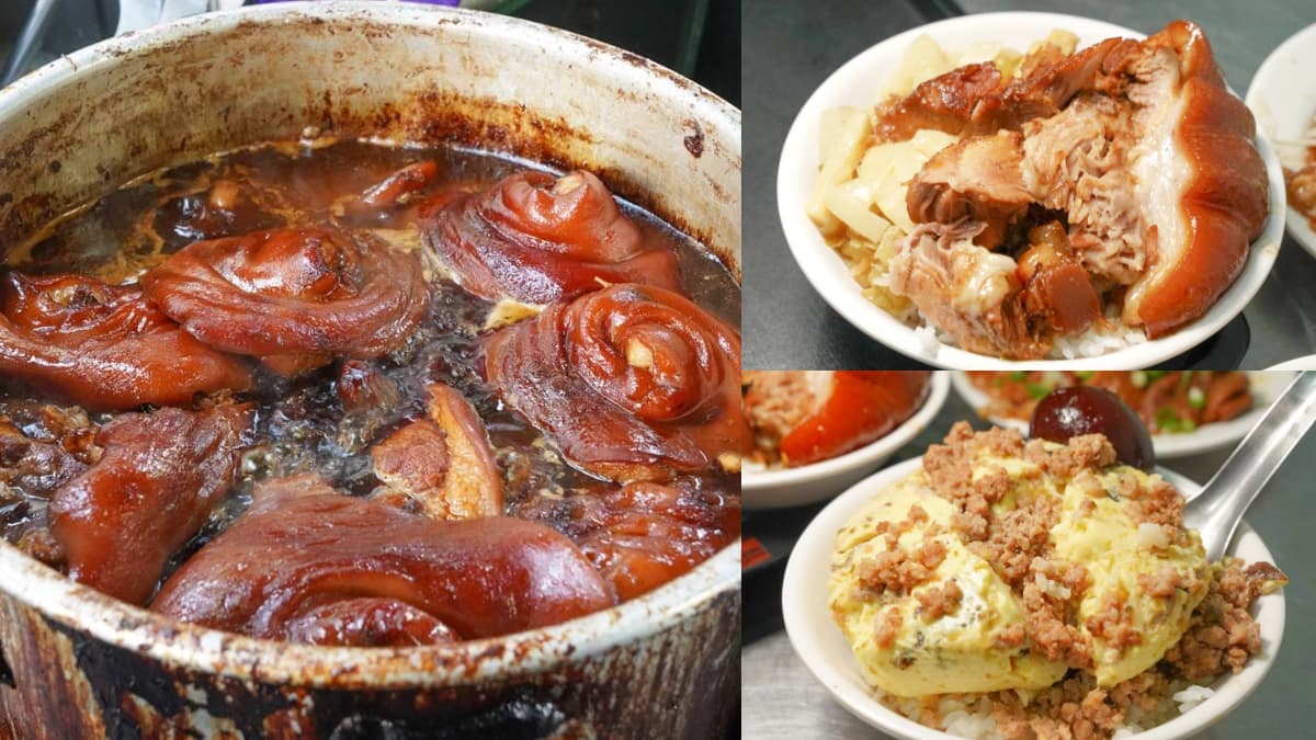 高雄人瘋排「銷魂黑金腿庫飯」!南部味蒸蛋軟嫩噴香,肥潤滷大腸每桌必點