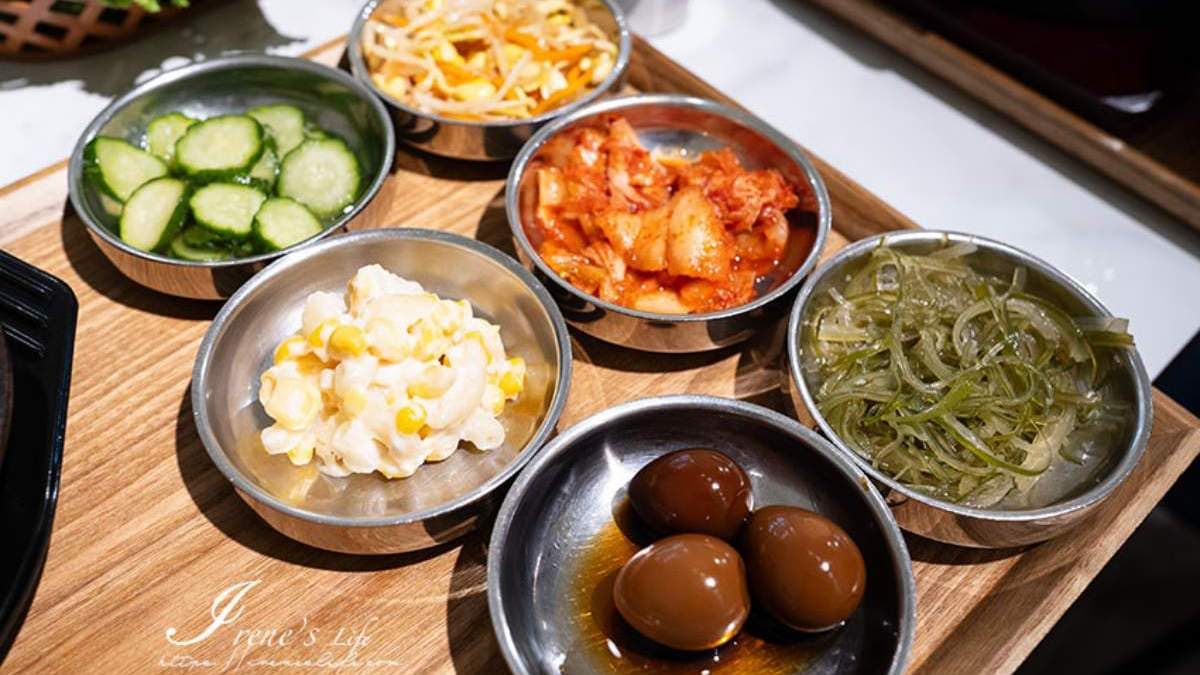 用餐提供多樣美味小菜，吃完都可以免費續加。（圖片來源：IRENE'S 食旅．時旅）