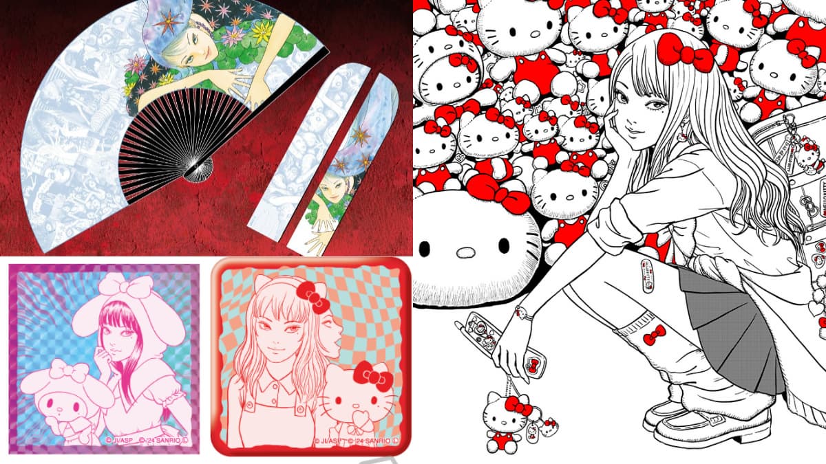 伊藤潤二跟Hello Kitty聯名！期間快閃店快衝，還有原畫周邊展一次買爆