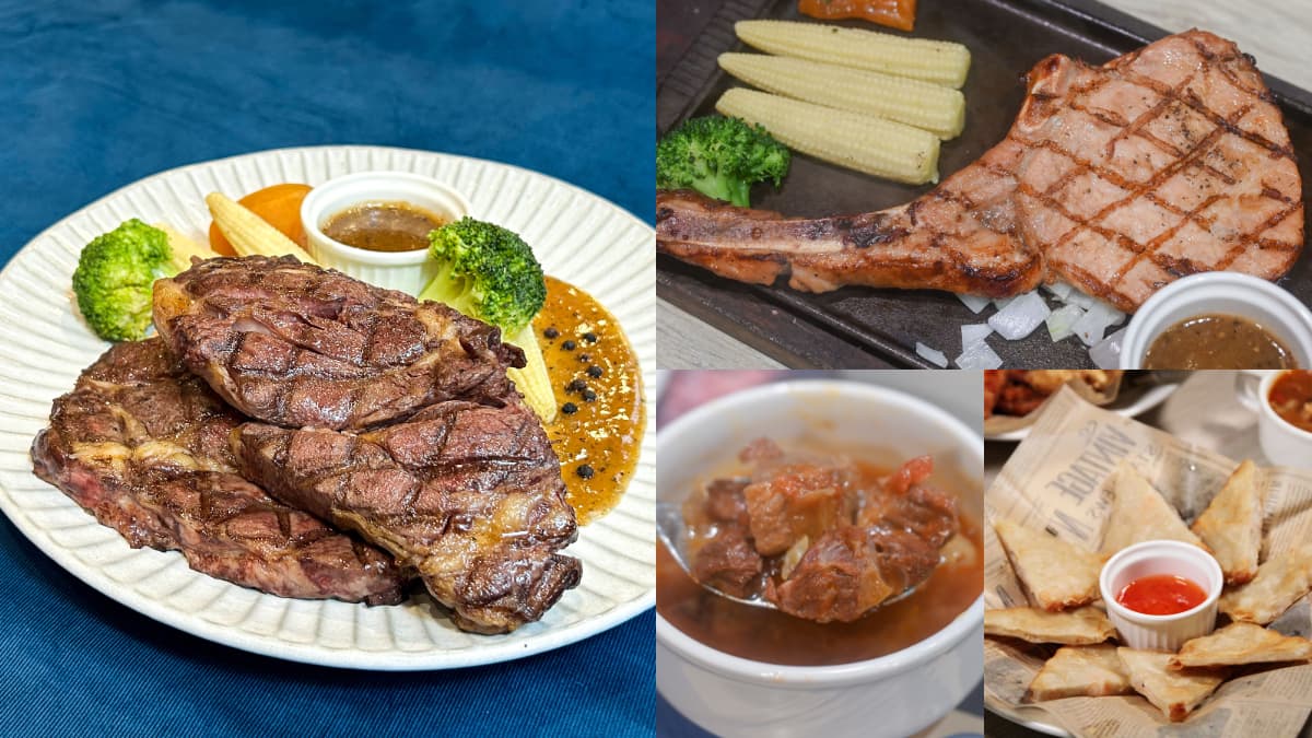 加６元牛排雙倍！排餐290元起爽嗑，牛肉羅宋湯、濃湯、飲料無限喝