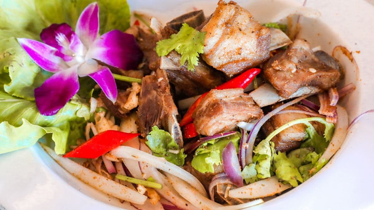 「茴香羊肉」肉質扎實，也是推薦必點。（圖片來源：13‘s幸福食光-旅遊美食部落格）