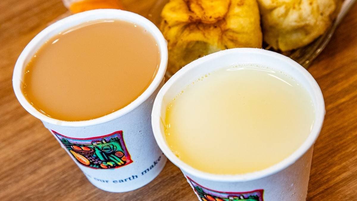 另外還有販售自家做的無基改豆漿、豆漿紅茶等飲料。（圖片來源：大手牽小手。玩樂趣）