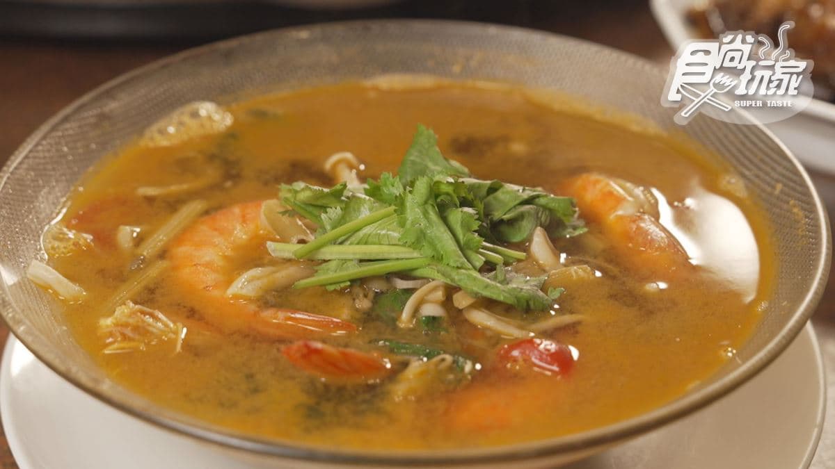 「泰式蝦湯」料給得很多。