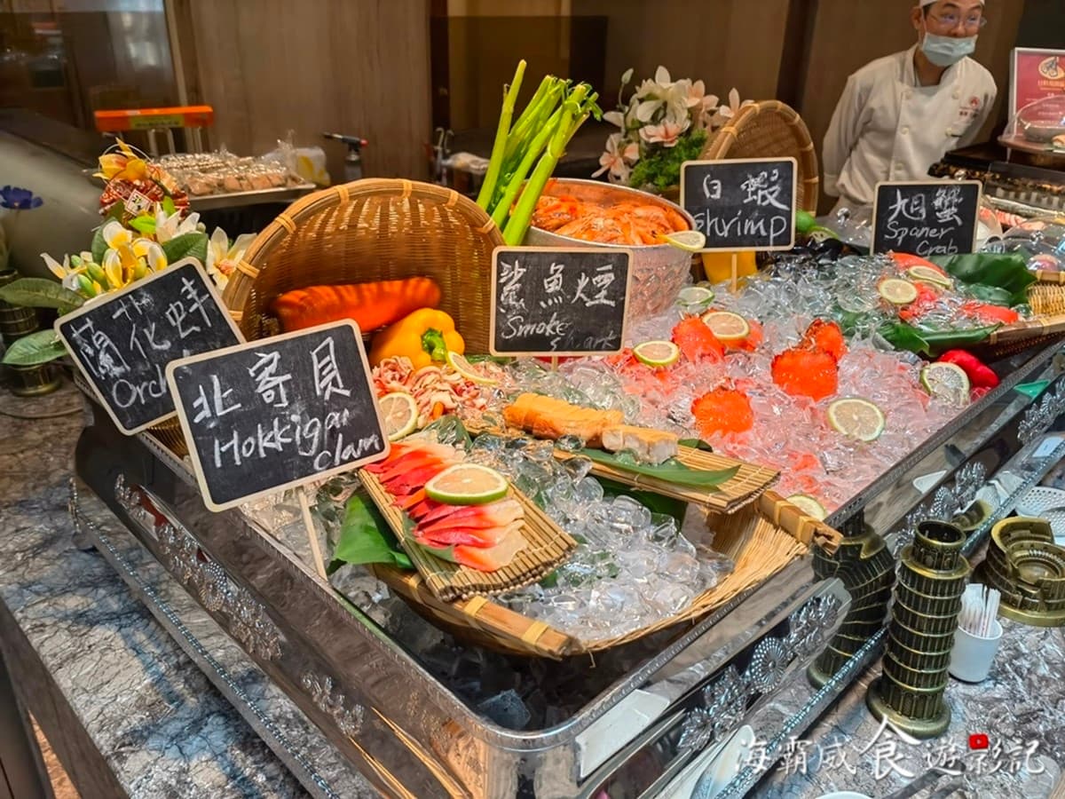 海鮮控快衝！福華「彩虹座」平日午晚餐升級，爽嗑雪蟹腳、鮮鮑魚、生干貝