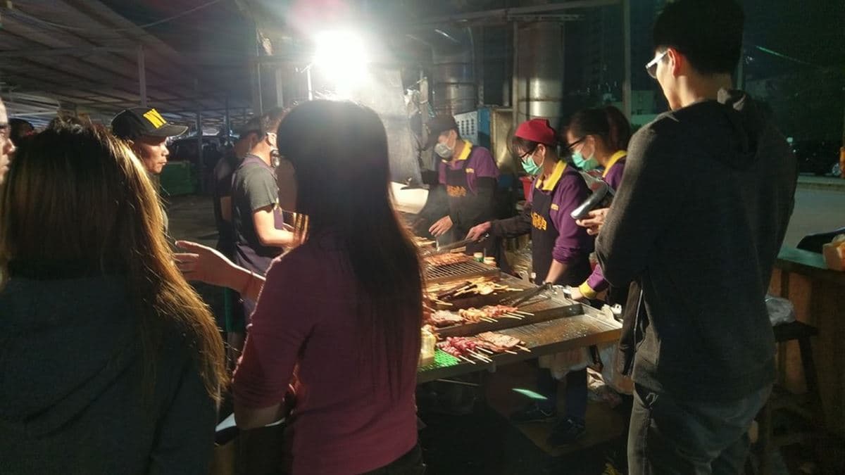 「金蘭烤肉」位在善化夜市。（圖片來源：台南美食地圖）
