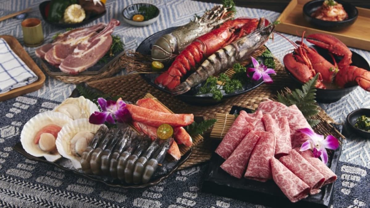 生食級干貝、北海道生蠔、日本和牛、厚切牛舌都吃到飽。（圖片來源：元創國際餐飲）