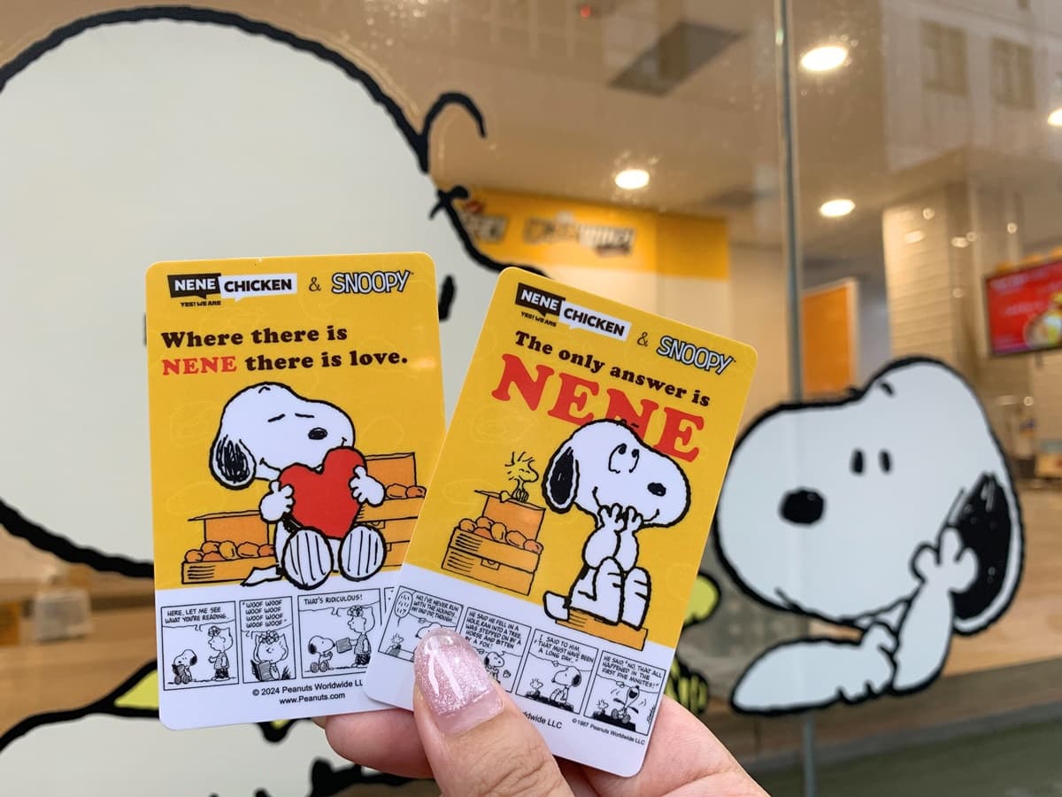 比麥當勞更狂！NENE CHICKEN「史努比好友卡」買一送一，免費送韓式糖餅