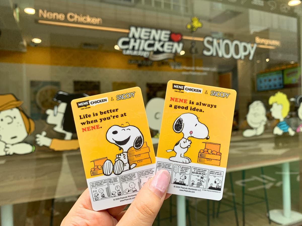 比麥當勞更狂！NENE CHICKEN「史努比好友卡」買一送一，免費送韓式糖餅