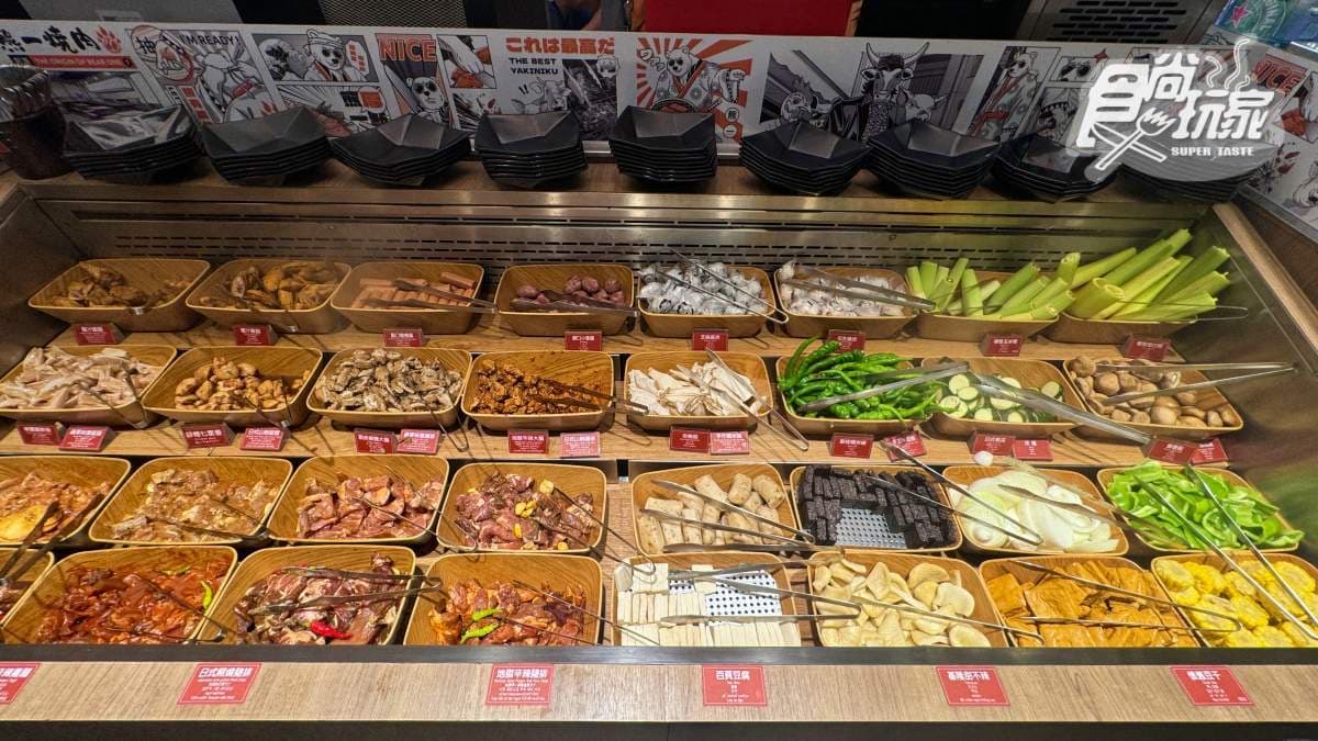 最基本的吃到飽方案，就有16種肉類和16種蔬菜、燒烤食材任你吃，CP值很高。