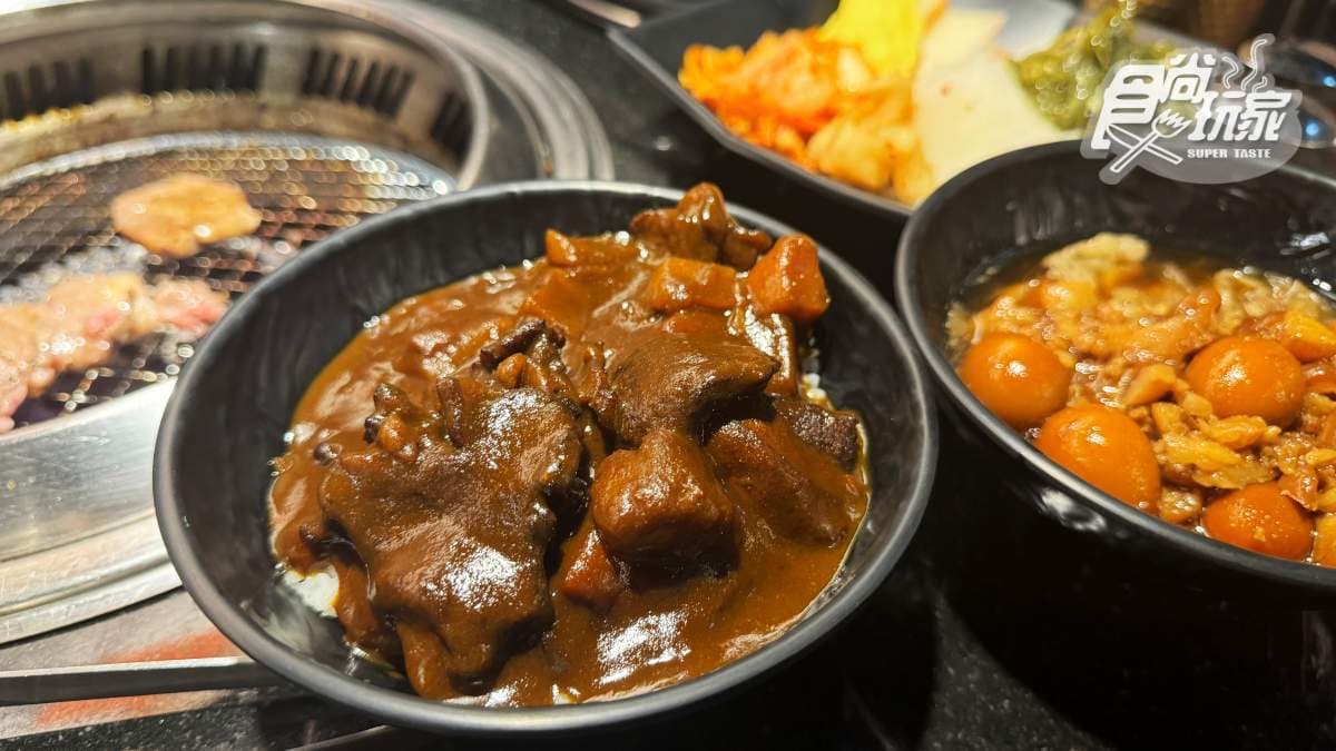 自助吧提供白飯、牛肉黑咖哩、壽喜燒牛丼、滷肉飯、溫泉蛋烏龍麵可以吃到飽。