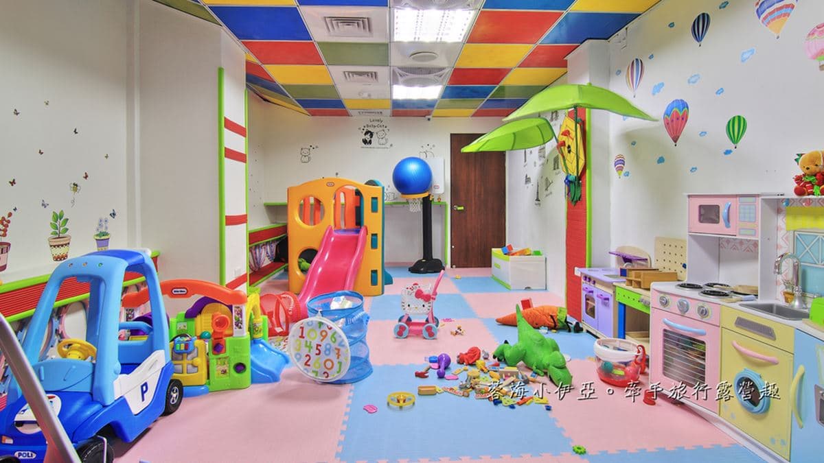 這裡還有兒童遊戲室讓小孩放電。（圖片來源：蓉蓉牽手☜ㄩˇ你環遊世界）