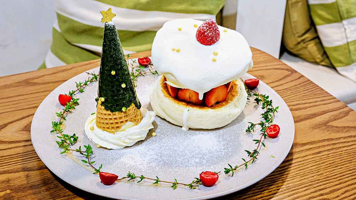 他們家的舒芙蕾、鬆餅等甜點也是必點。（圖片來源：霸子。食樂拼圖）
