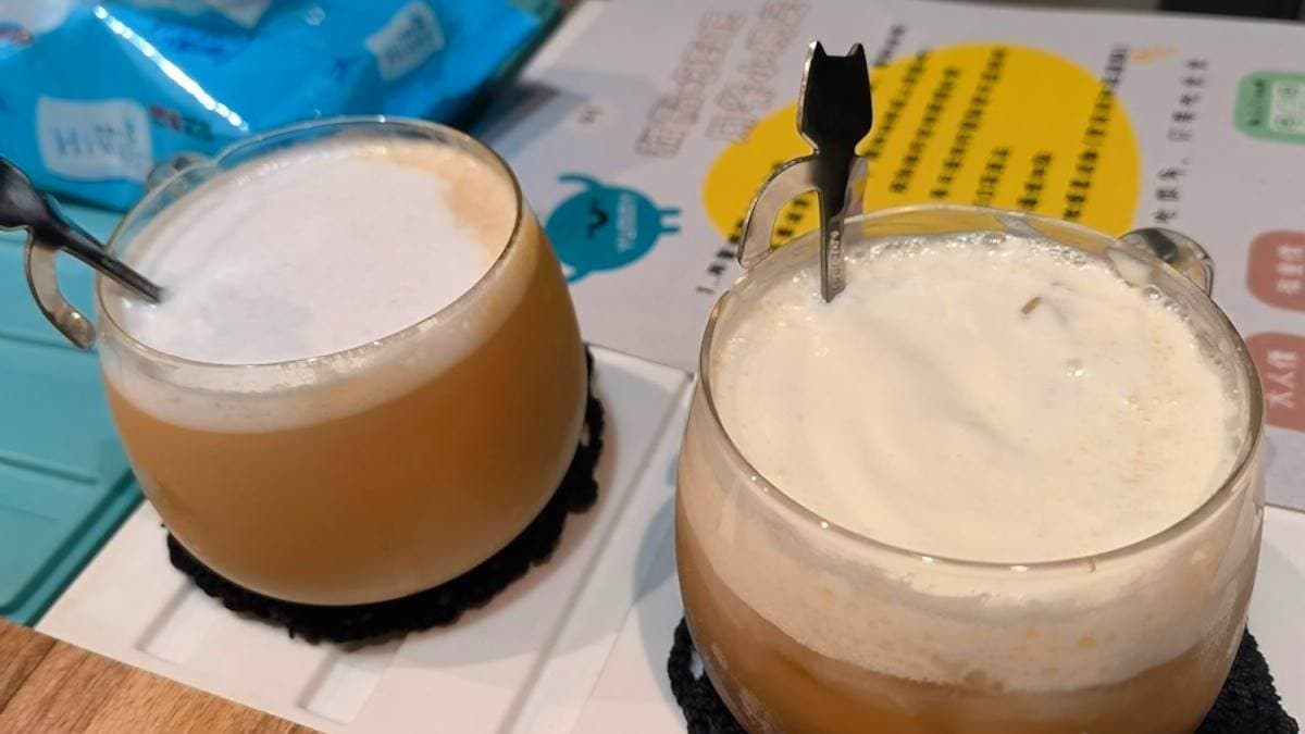 店內飲品有多款咖啡、茶飲等近30種選擇。（圖片來源：Q吉專売甜點）