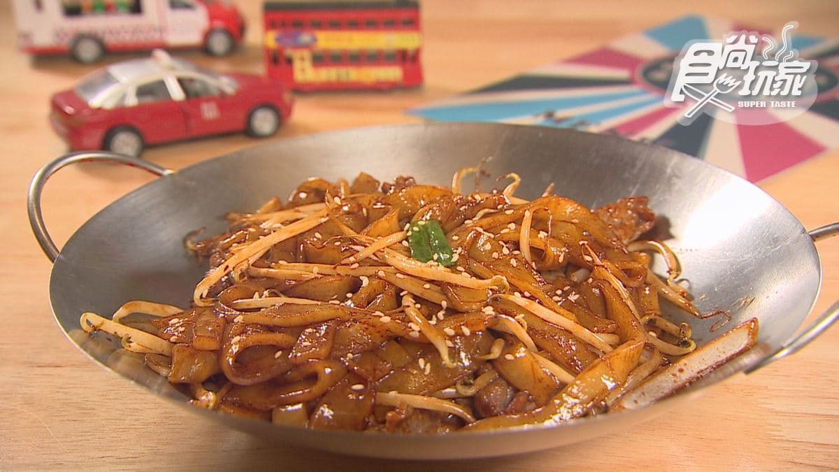 「乾炒牛肉河粉」韭黃的香氣與焦香味道明顯。